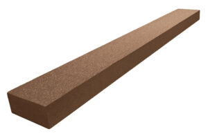 Брус лавочный МПК массив 60x30 мм, Каштан