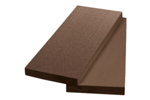 Штакетник МПК 97x12 мм, цвет Каштан