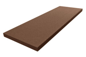 Штакетник МПК 140x12 мм, цвет Каштан