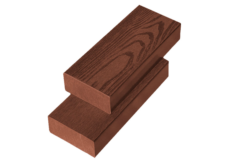 Брус лавочный МПК 40x90 мм, цвет Шоколад